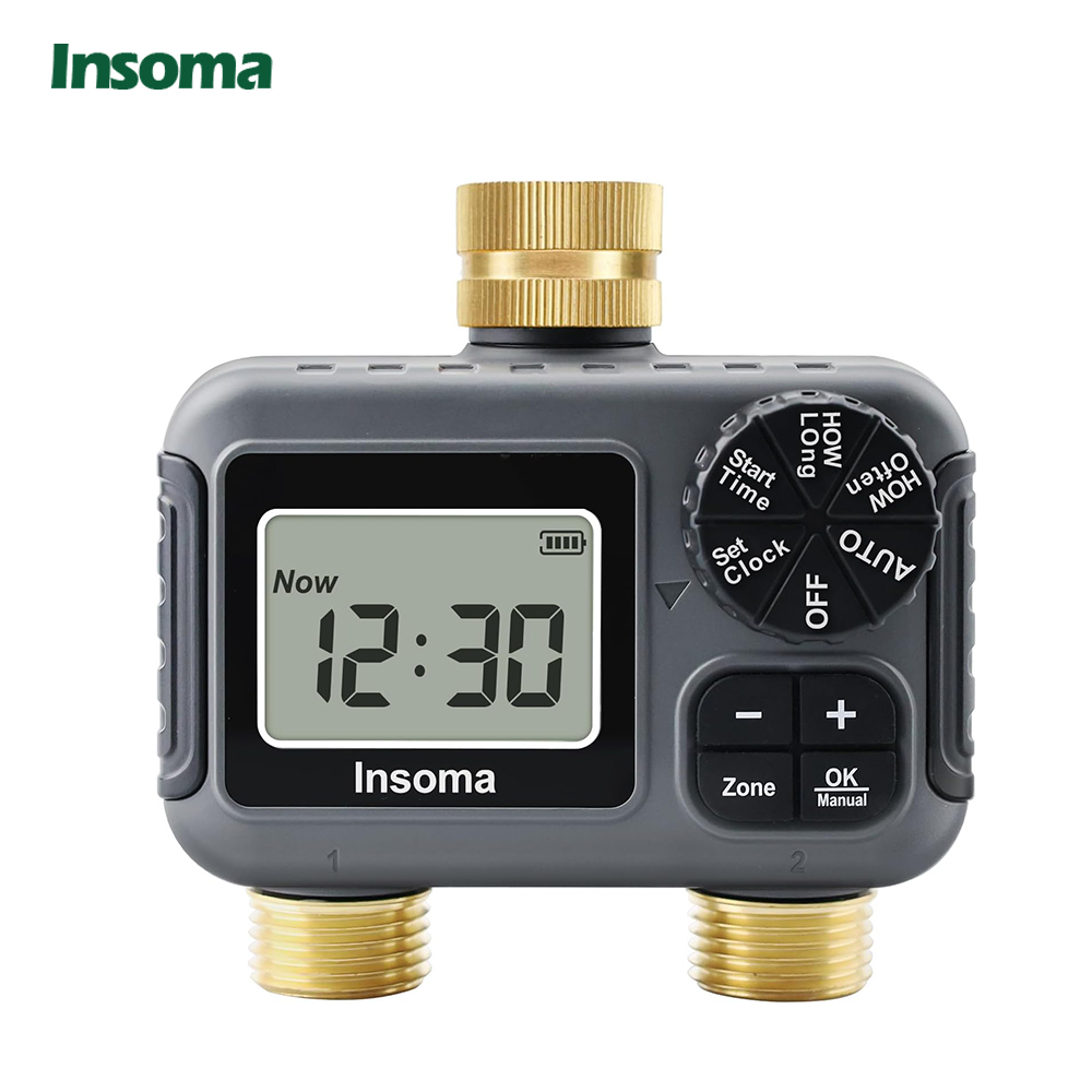 Timer Dual Outlet - Dual Outlets Smart Irrigation Watering System