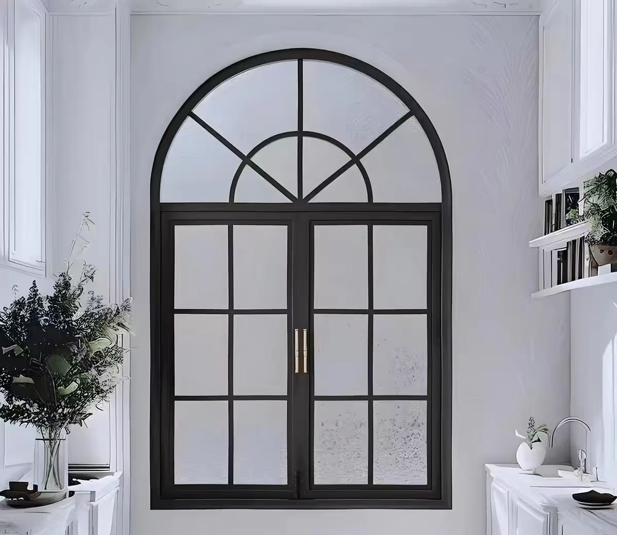 Glass Door Hinge - Villa Vintage Style French Glass Window