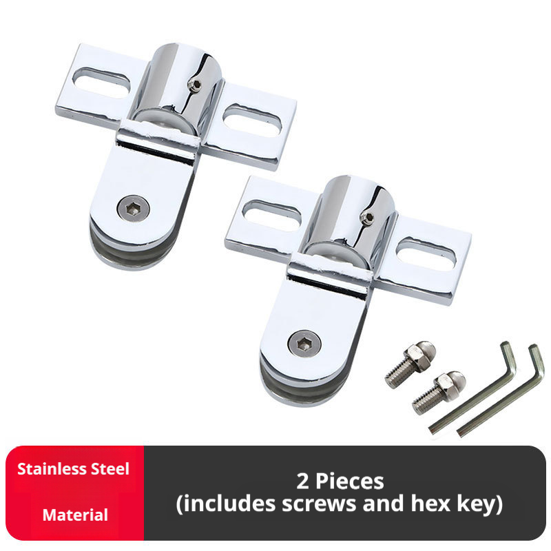 Zinc Alloy Stainless Steel Bat - Glass Door Hinge ulasan dan harga
