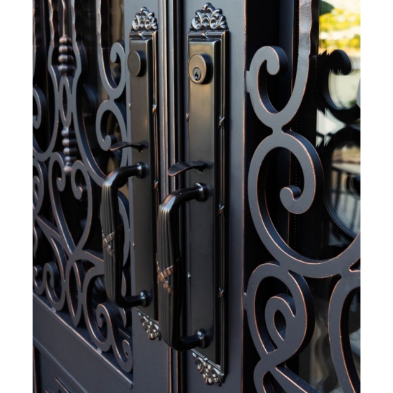 Customization Wrought Iron Pat - Glass Door Hinge ulasan dan harga
