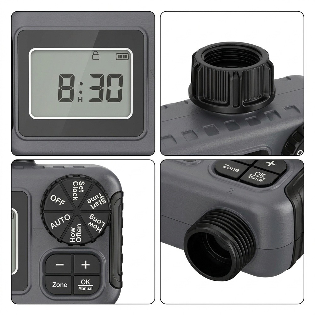 Garden Irrigation Timer Dual O - Timer Dual Outlet ulasan dan harga